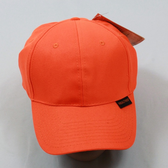 blaze orange ball cap